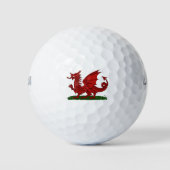Red Dragon van Wales Golfballen (Voorkant)