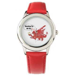 Red Dragon van Wales Horloge