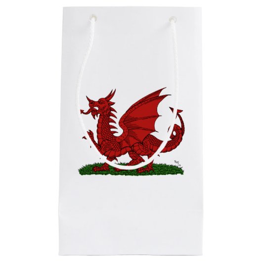 Red Dragon van Wales Klein Cadeauzakje (Voorkant)