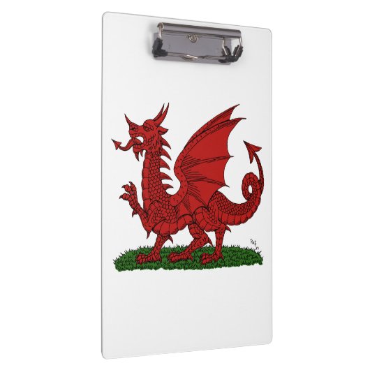 Red Dragon van Wales Klembord (Rechts)