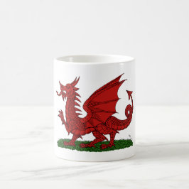 Red Dragon van Wales Koffiemok