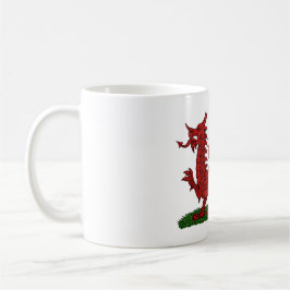 Red Dragon van Wales Koffiemok