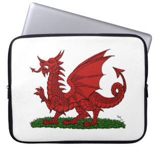 Red Dragon van Wales Laptop Sleeve