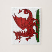 Red Dragon van Wales Legpuzzel (Verticaal)