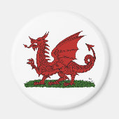 Red Dragon van Wales Magneet (Voorkant)