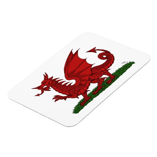 Red Dragon van Wales Magneet (Linkerzijde)