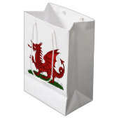 Red Dragon van Wales Medium Cadeauzakje (Voorkant Gekanteld)