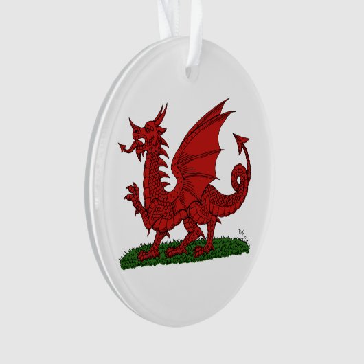 Red Dragon van Wales Ornament (voorkant)