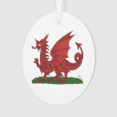 Red Dragon van Wales Ornament (voorkant)