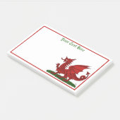 Red Dragon van Wales Post-it® Notes (Schuin)