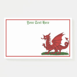 Red Dragon van Wales Post-it® Notes