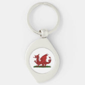 Red Dragon van Wales Sleutelhanger (Voorkant)