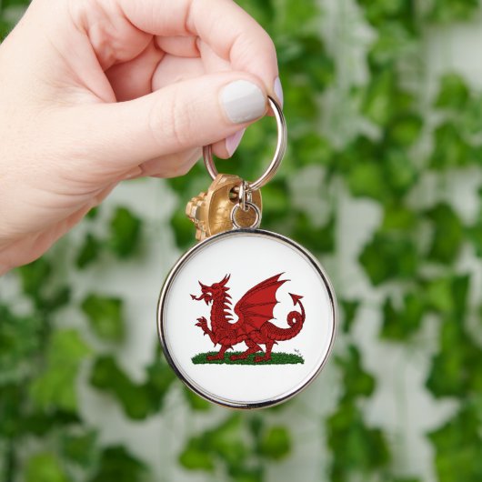 Red Dragon van Wales Sleutelhanger (Hand)
