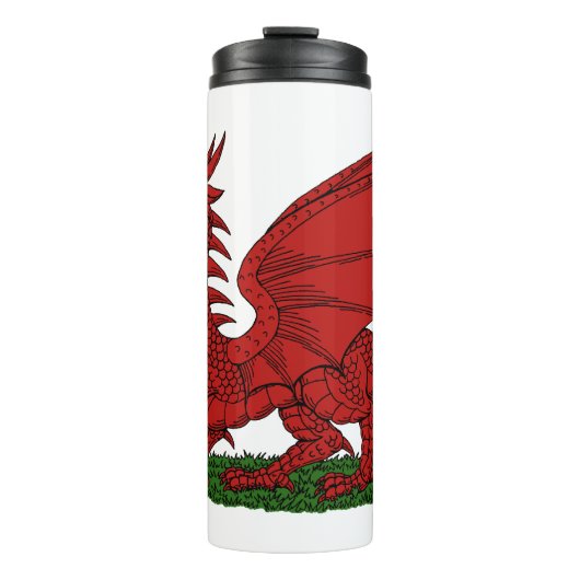 Red Dragon van Wales Thermosbeker (Voorkant)