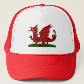 Red Dragon van Wales Trucker Pet (Voorkant)