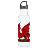 Red Dragon van Wales Waterfles (Voorkant)