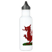 Red Dragon van Wales Waterfles (Links)