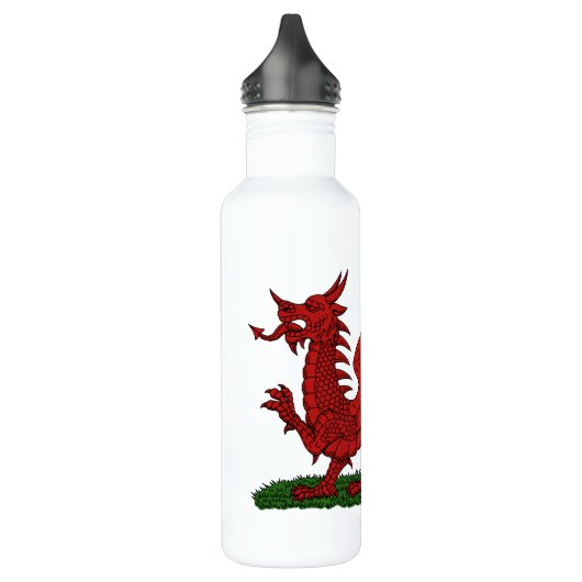 Red Dragon van Wales Waterfles (Links)