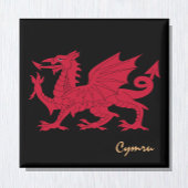 Red Dragon & Wales, Welsh Flag/Cymru Magneet