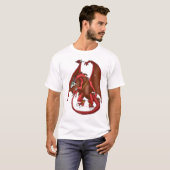 Red Dragon Warrior T-shirt (Voorkant volledig)