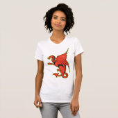 Red Dragon Womens T-shirt (Voorkant volledig)