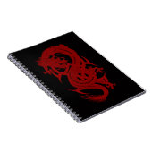 Red Dragon Xiuhcoatl Spiral notebook Notitieboek (Rechterzijde)