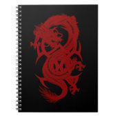 Red Dragon Xiuhcoatl Spiral notebook Notitieboek (Voorkant)
