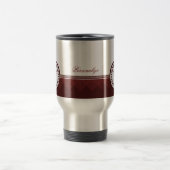 Red Dragonfly Emblem Travel Mug Reisbeker (Center)