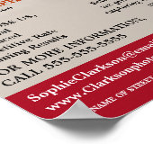 Red Dragonfly, Fotografie, Fotografe hire Poster (Hoek)