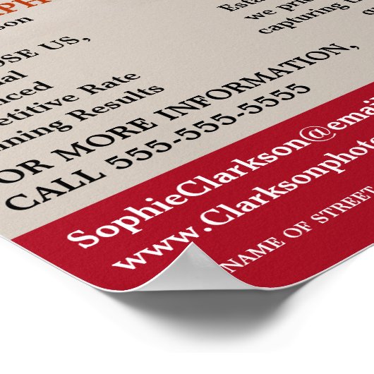 Red Dragonfly, Fotografie, Fotografe hire Poster (Hoek)