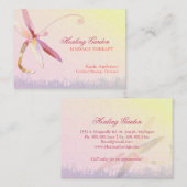 Red Dragonfly Massage Therapeut Visitekaartje (Voorkant / Achterkant)