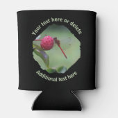 Red Dragonfly Natuur - Gepersonaliseerd Blikjeskoeler (Achterkant)