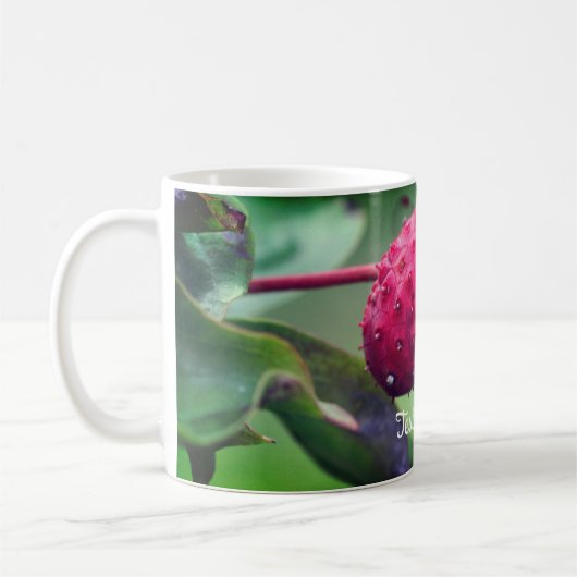 Red Dragonfly Natuur - Gepersonaliseerd Koffiemok (Links)