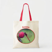 Red Dragonfly Natuur - Gepersonaliseerd Tote Bag (Voorkant)