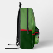 Red Dragonfly on Dogwood Fruit Personated Bedrukte Rugzak (Links)