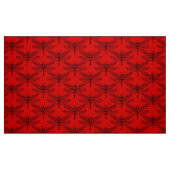 Red Dragonfly Polyester Poplin Fabric Stof (Fat Quarter)