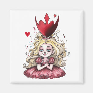 Red Dress Alice Magneet