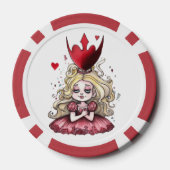 Red Dress Alice Poker Chips (Achterkant)