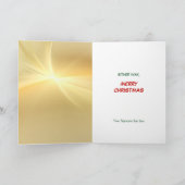 Red Dress en Holly Retro Pinup Girl Kaart (Binnen)