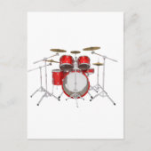 Red Drum Kit: Briefkaart (Voorkant)