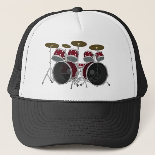 Red Drum Kit - Trucker Hat #2 Pet (Voorkant)