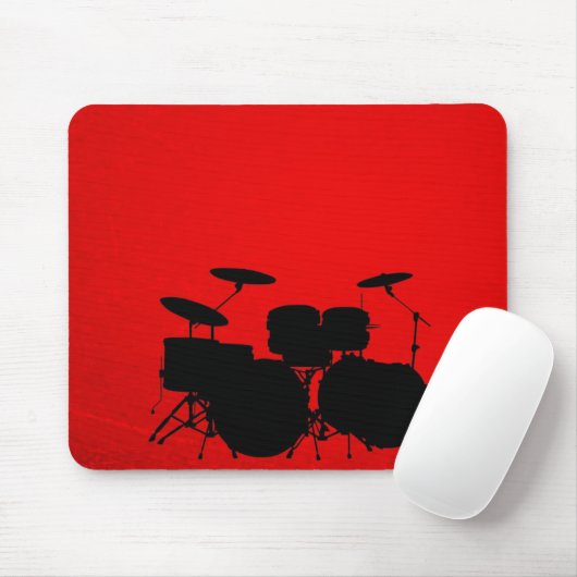 Red Drum Vector Muismat (Met muis)