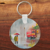 RED DUBLE DECKER BUS SLEUTELHANGER (Voorkant)