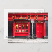Red Dublin Pub Briefkaart (Voorkant / Achterkant)