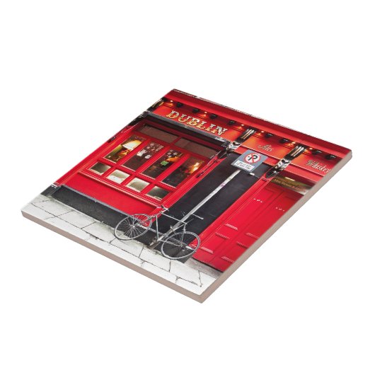 Red Dublin Pub Tegeltje (Zijkant)