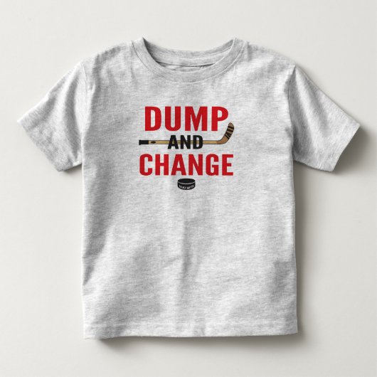 Red Dump en Change Hockey Kinder Shirts (Voorkant)