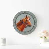 Red Dun Chestnut Sorrel Western Quarter Horse Grote Klok (Huis)