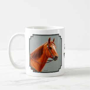 Red Dun Chestnut Sorrel Western Quarter Horse Koffiemok