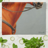 Red Dun Chestnut Sorrel Western Quarter Horse Theedoek (Gevouwen)