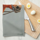 Red Dun Chestnut Sorrel Western Quarter Horse Theedoek (Quarter Fold)